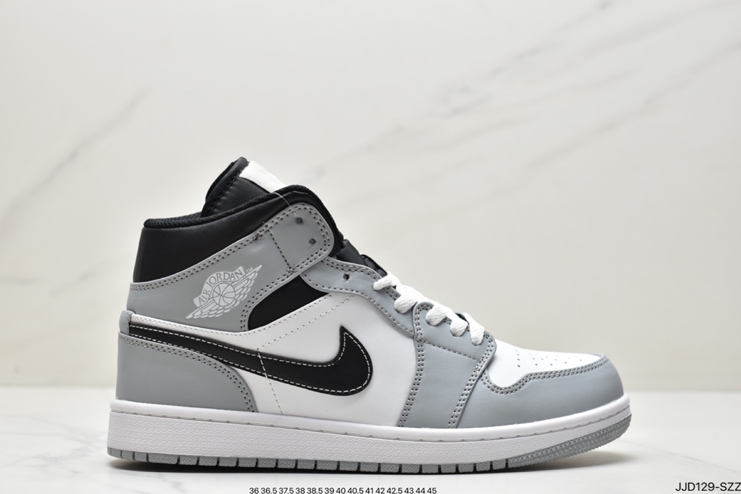 130 耐克Air Jordan 1 Mid AJ1乔1中帮文化篮球鞋男女鞋7孔 554724