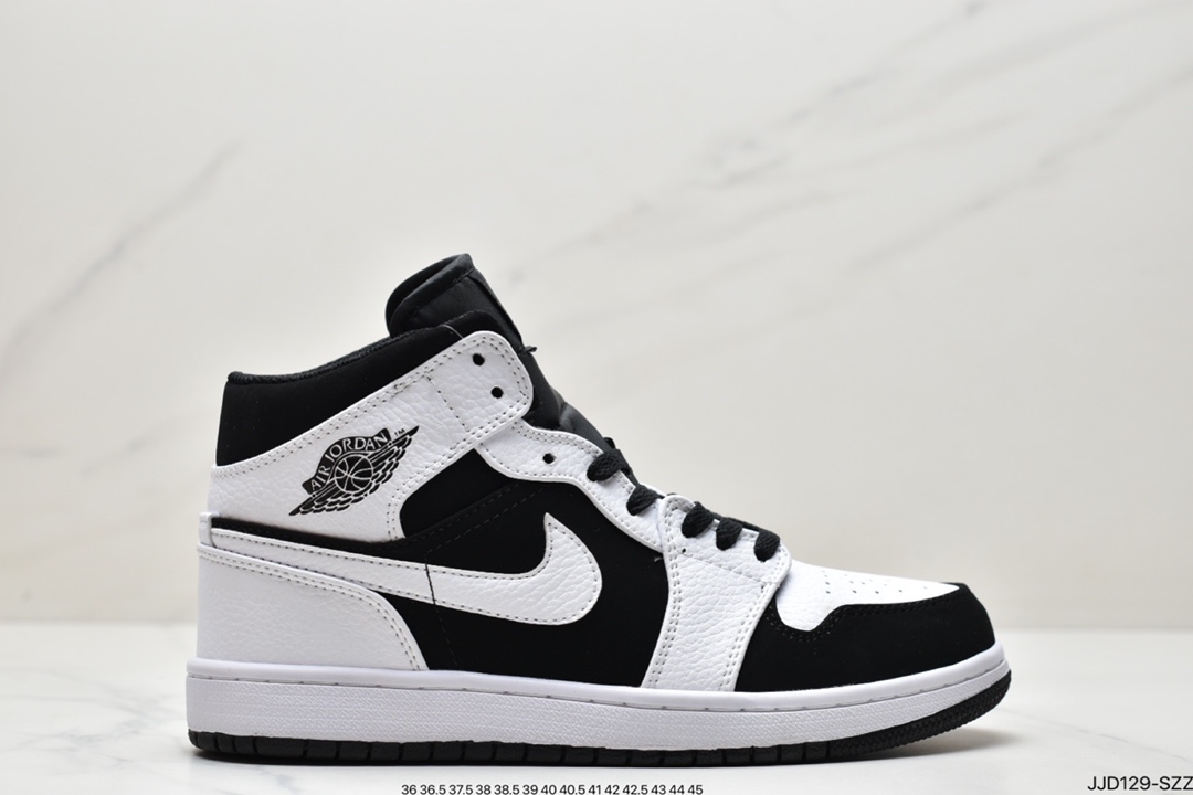 130 耐克Air Jordan 1 Mid AJ1乔1中帮文化篮球鞋男女鞋7孔 554724
