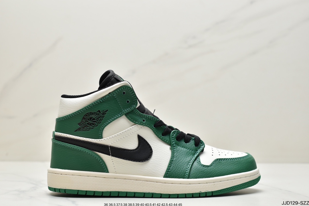 130 耐克Air Jordan 1 Mid AJ1乔1中帮文化篮球鞋男女鞋7孔 554724