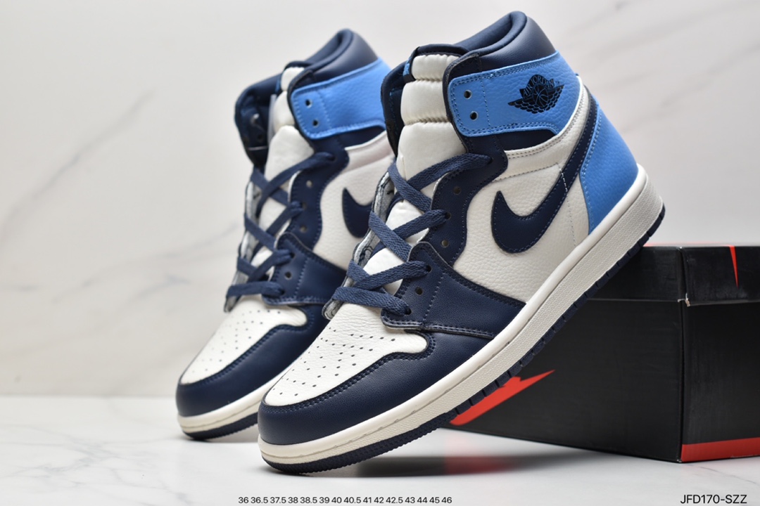 170 乔丹Air Jordan 1 Low AJ1 WH 乔1 高帮复古文化休闲运动篮球鞋