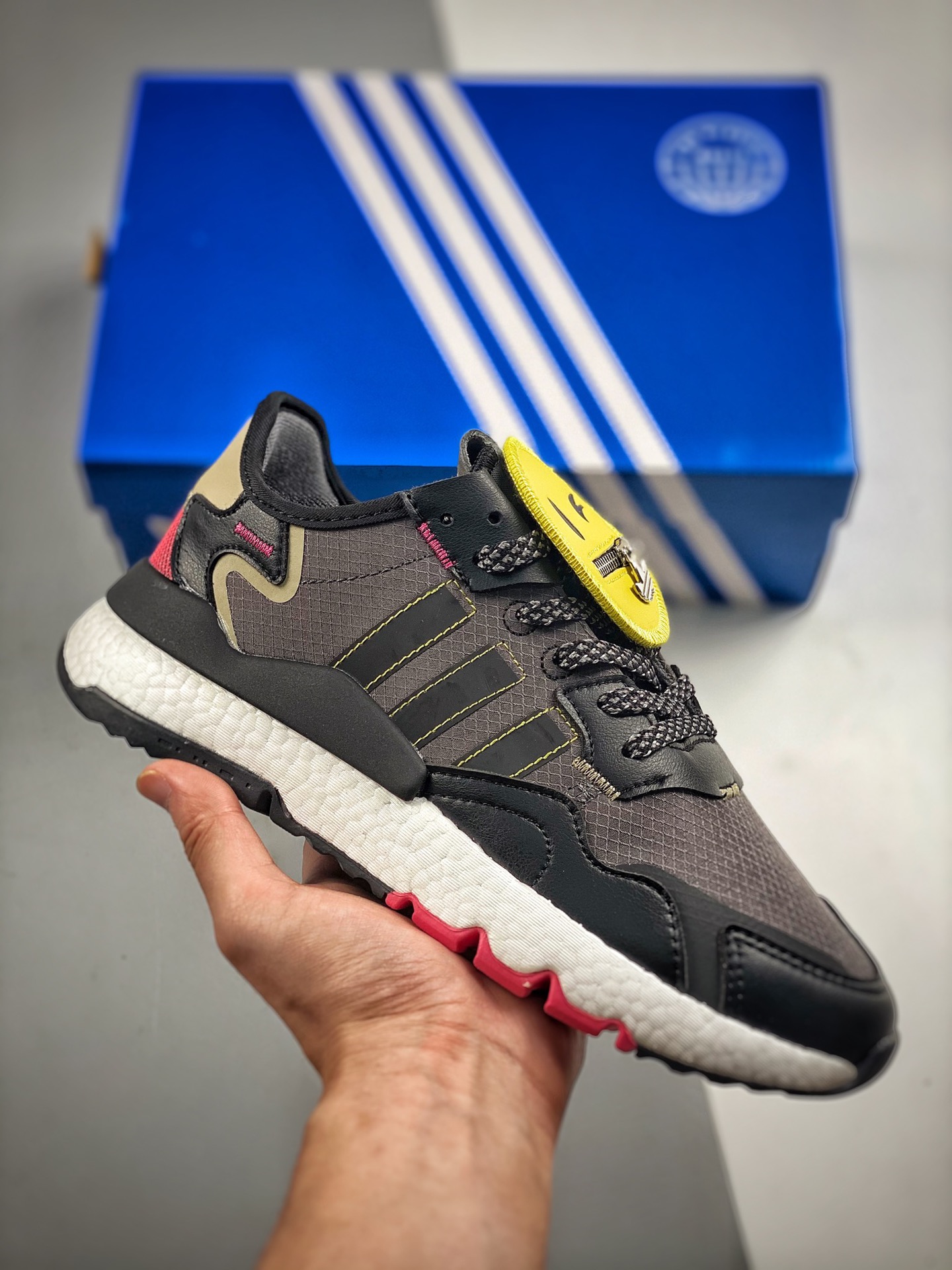 -2 Adidas/Adidas Nite Jogger trébol corredor nocturno zapatillas de running retro materiales de fábrica original suela …