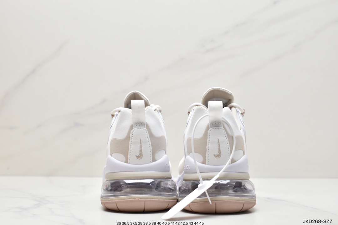 160 耐克Nike Air Max 270 React 270瑞亚赛车系列透气后半掌慢跑鞋 CJ0620