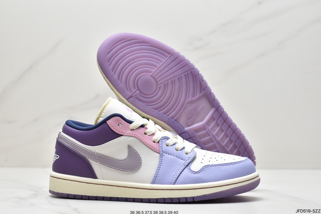 170 Air Jordan AJ1 Low 低帮系列 粉紫复活节彩蛋 DZ2768-651
