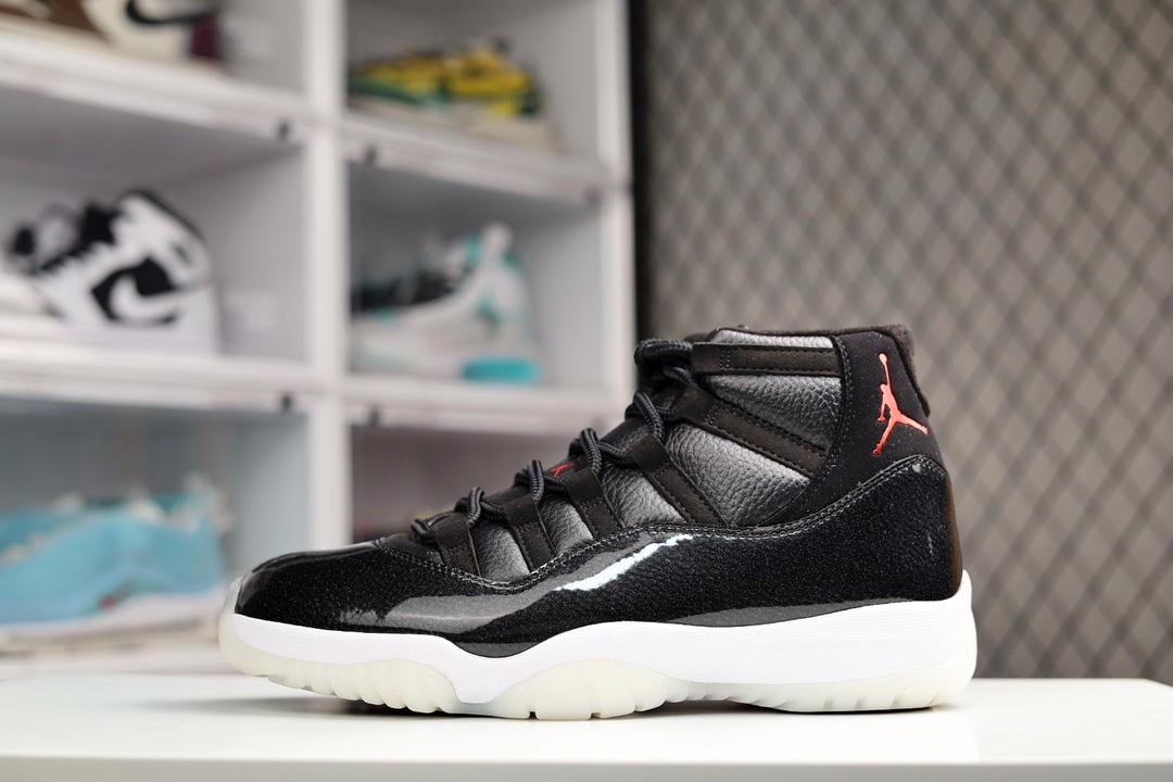 I0   原档案原楦楦型开发漆皮原装进口碳纤维缓震中板 钟楚曦，王琳凯同款，2019版大魔王回归耐克Air Jordan 11″Bred” 19版大魔王 AJ11迈克尔·乔丹高帮运动文化篮球鞋。