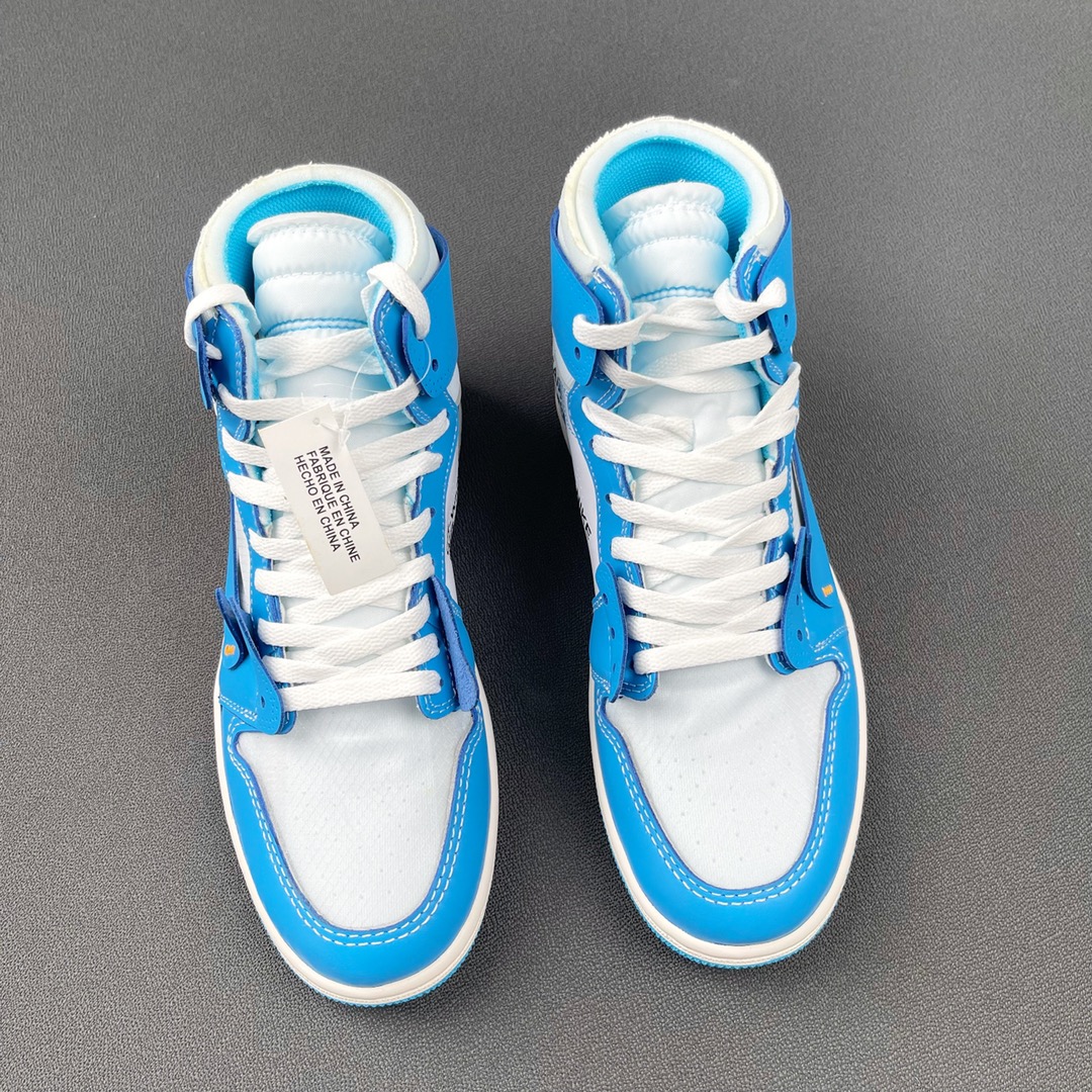 重磅福利🔻#Owf 版本💯Air Jordan 1 ow 北卡蓝配色 实老牌外贸大厂 全部顶级品质 真真