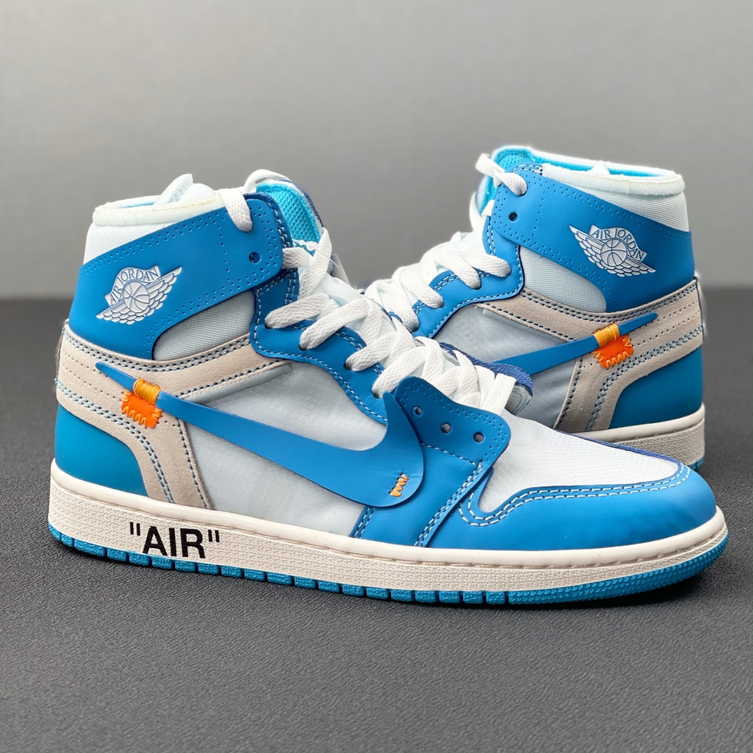 重磅福利🔻#Owf 版本💯Air Jordan 1 ow 北卡蓝配色 实老牌外贸大厂 全部顶级品质 真真
