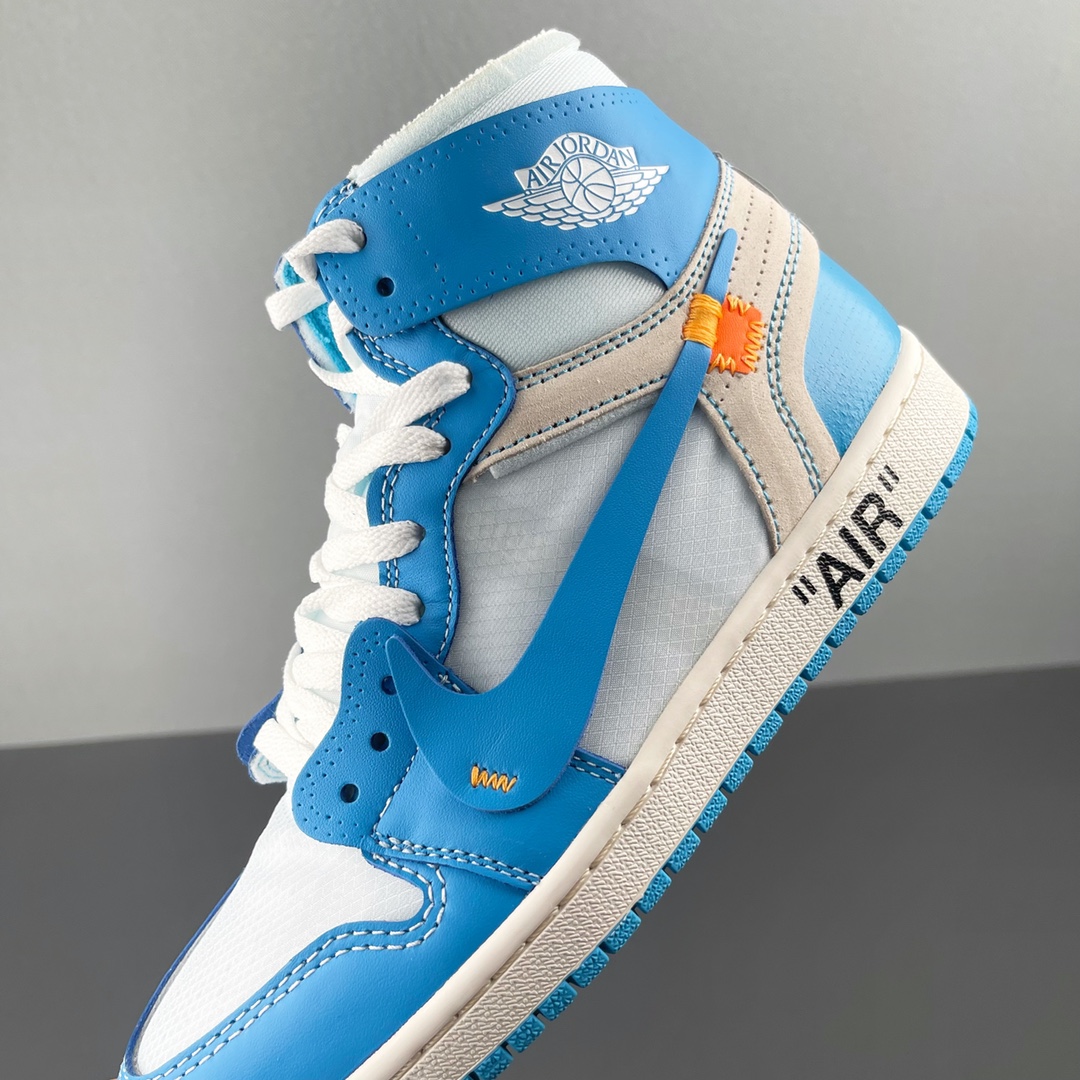 重磅福利🔻#Owf 版本💯Air Jordan 1 ow 北卡蓝配色 实老牌外贸大厂 全部顶级品质 真真