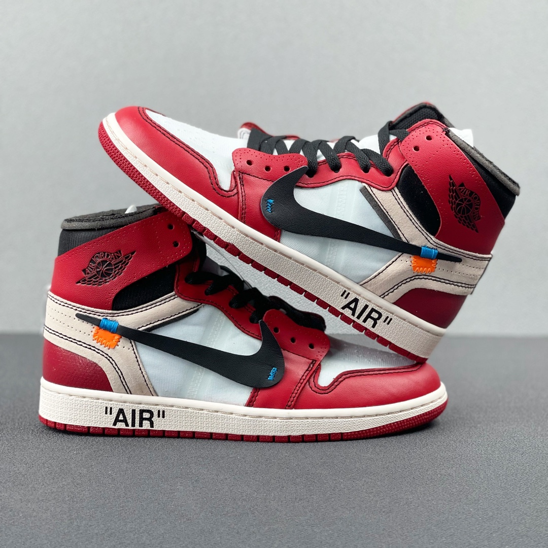 重磅福利🔻#Owf 版本💯Air Jordan 1 ow 芝加哥配色老牌外贸大厂 全部顶级品质 真真的福