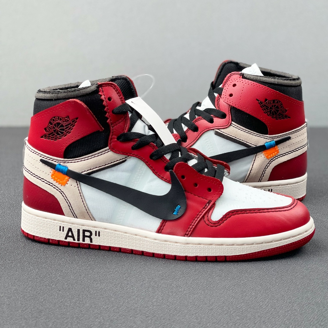 重磅福利🔻#Owf 版本💯Air Jordan 1 ow 芝加哥配色老牌外贸大厂 全部顶级品质 真真的福