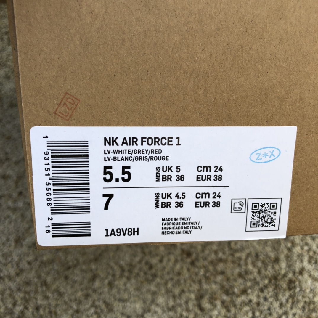 320  Nike耐克AIR FORCE 1 '07男子空军一号运动鞋秋季新 1A9V8H
