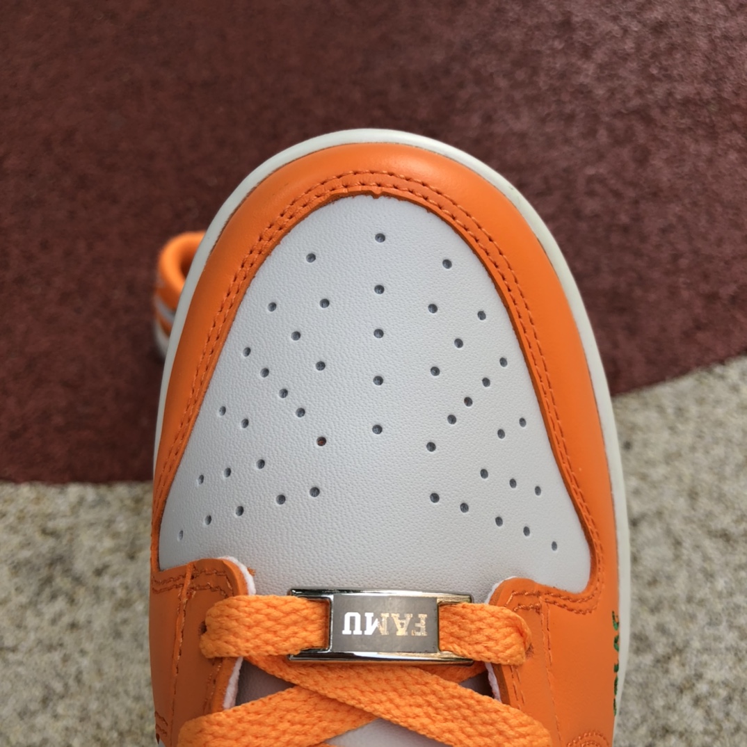 400  Nike Dunk Low 复古低帮滑板鞋 dr6188-800   Dunk白橙绿low 尺码：36-47.5