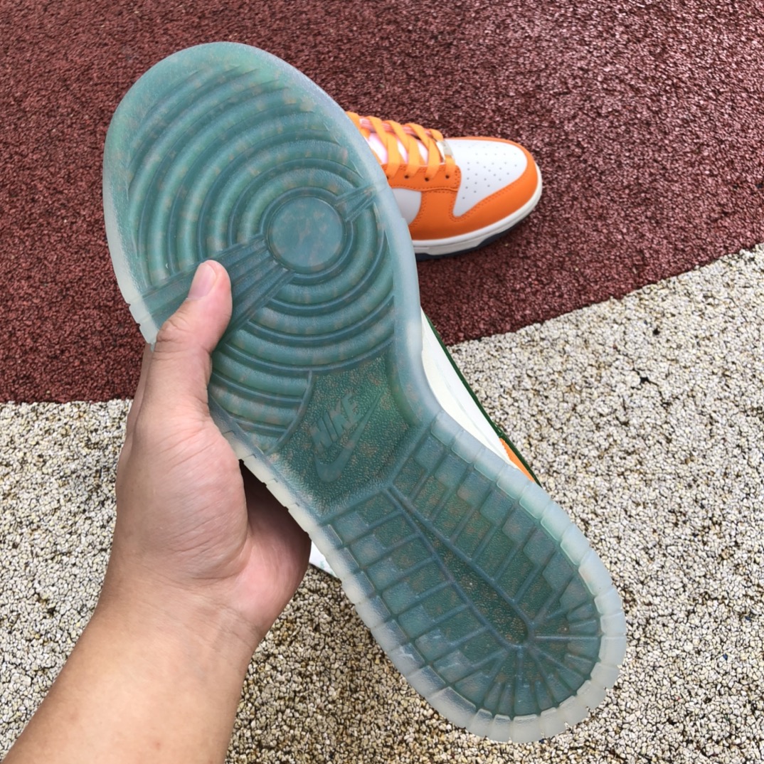 400  Nike Dunk Low 复古低帮滑板鞋 dr6188-800   Dunk白橙绿low 尺码：36-47.5