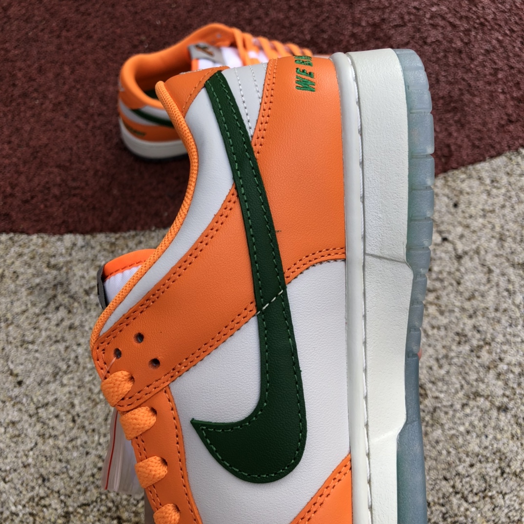 400  Nike Dunk Low 复古低帮滑板鞋 dr6188-800   Dunk白橙绿low 尺码：36-47.5