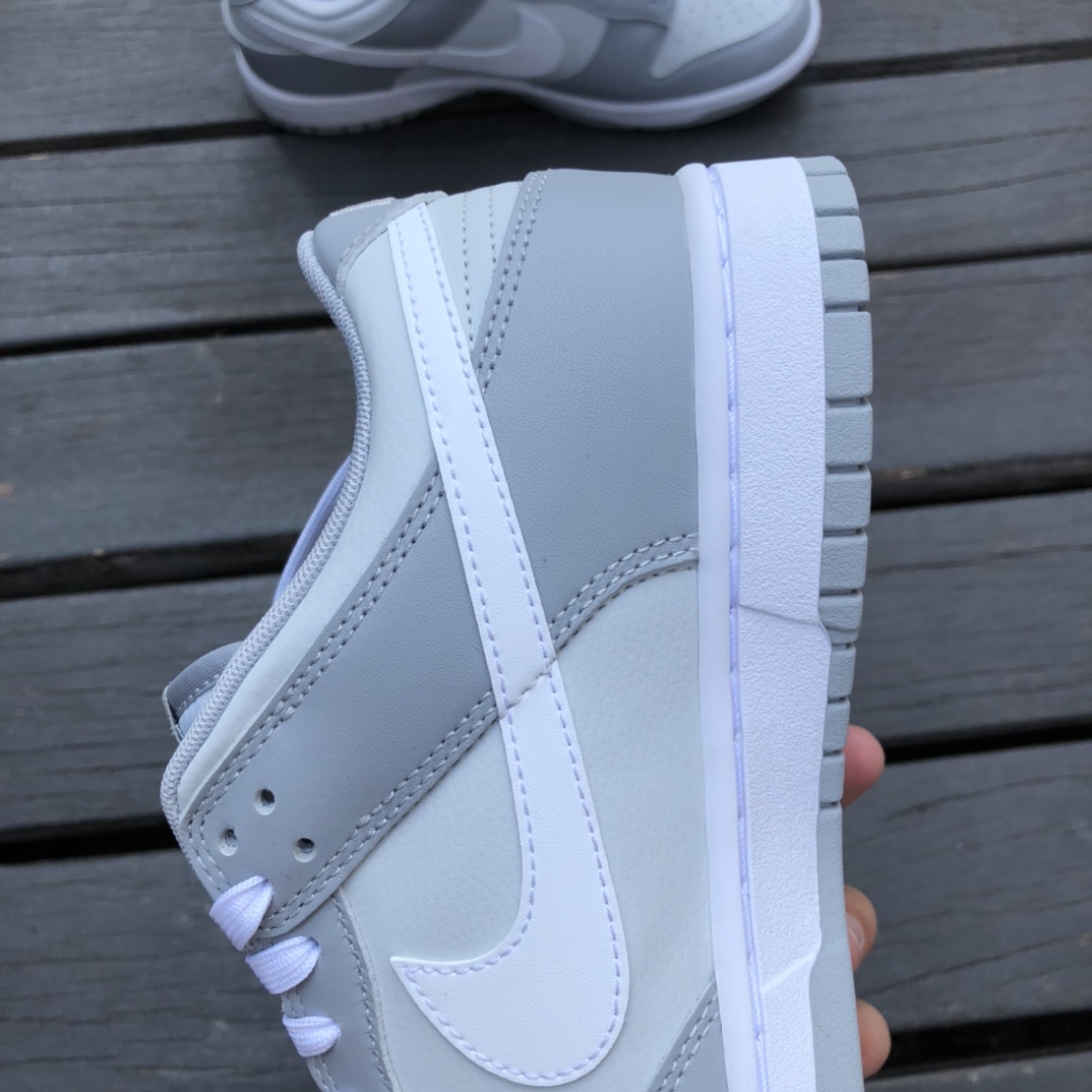 400  纯原版Nike Dunk Low 灰白低帮休闲轻便运动板鞋 DJ6188-001