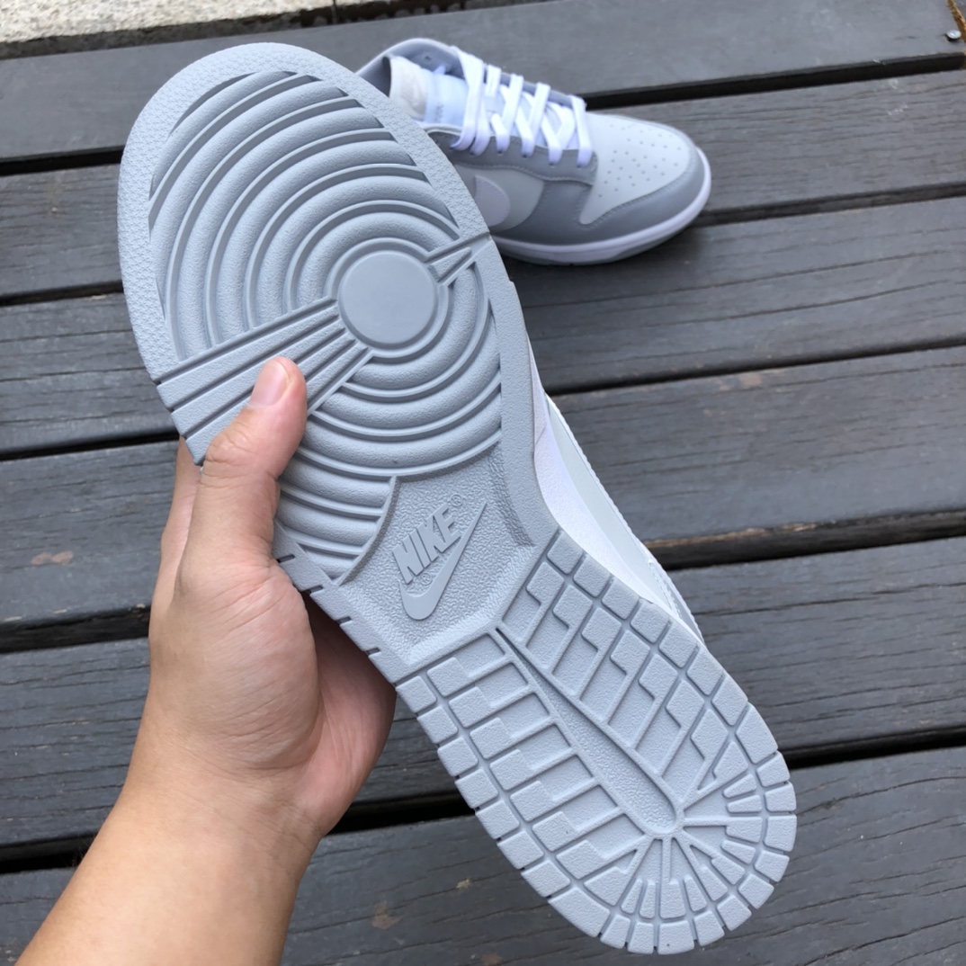 400  纯原版Nike Dunk Low 灰白低帮休闲轻便运动板鞋 DJ6188-001