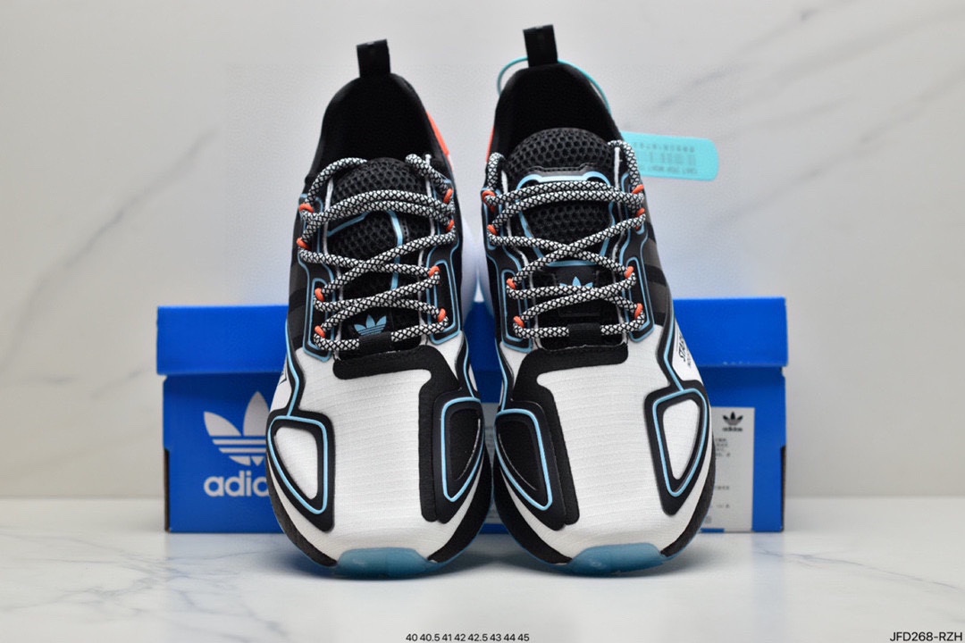 Adidas cushioning running shoes Yi Yang Qianxi same style Adidas Originals ZX 2K Boost running shoes FZ3323