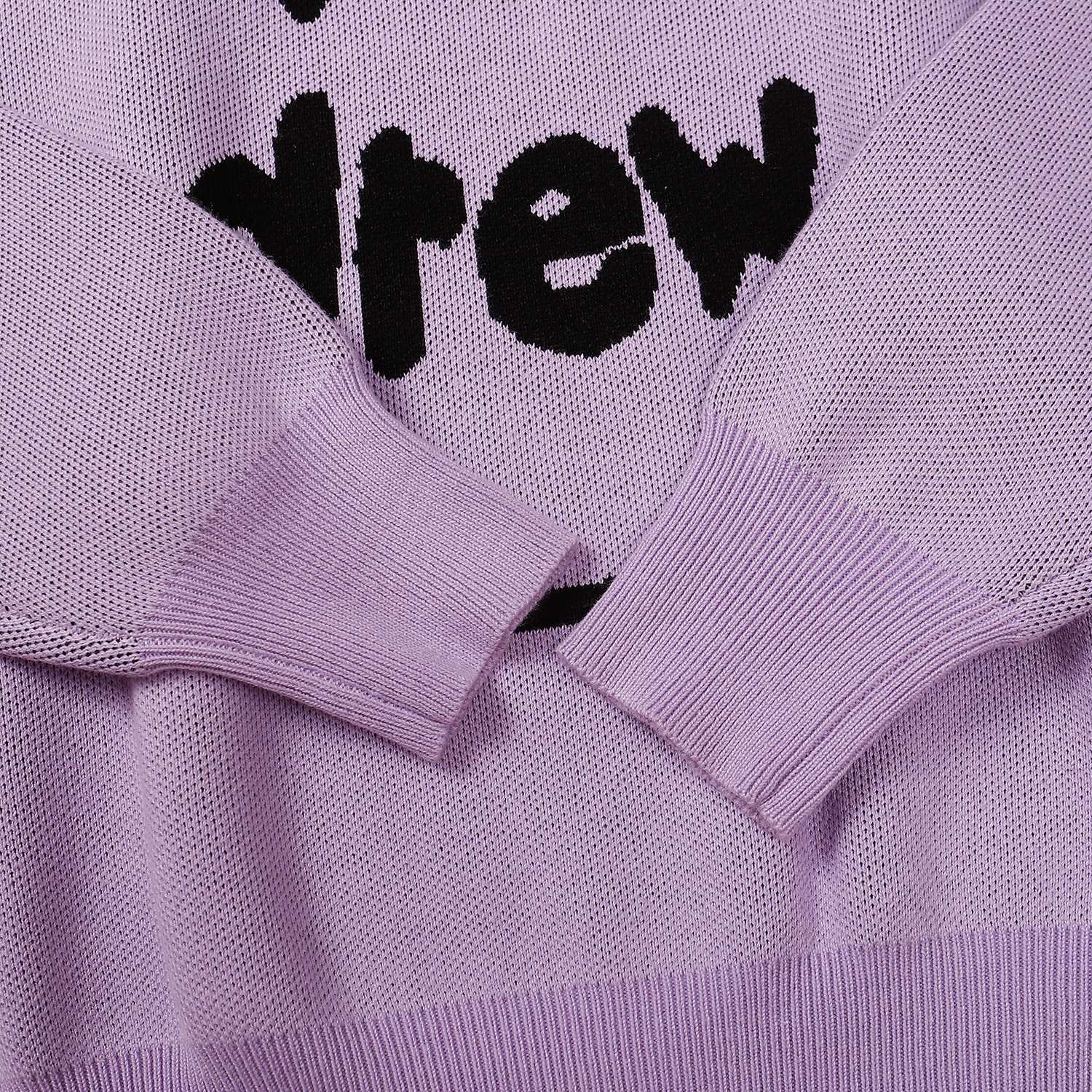 Embroidered Purple Sweater with Round Collar in Sizes S-XL – YH#Y20 - 图片 3