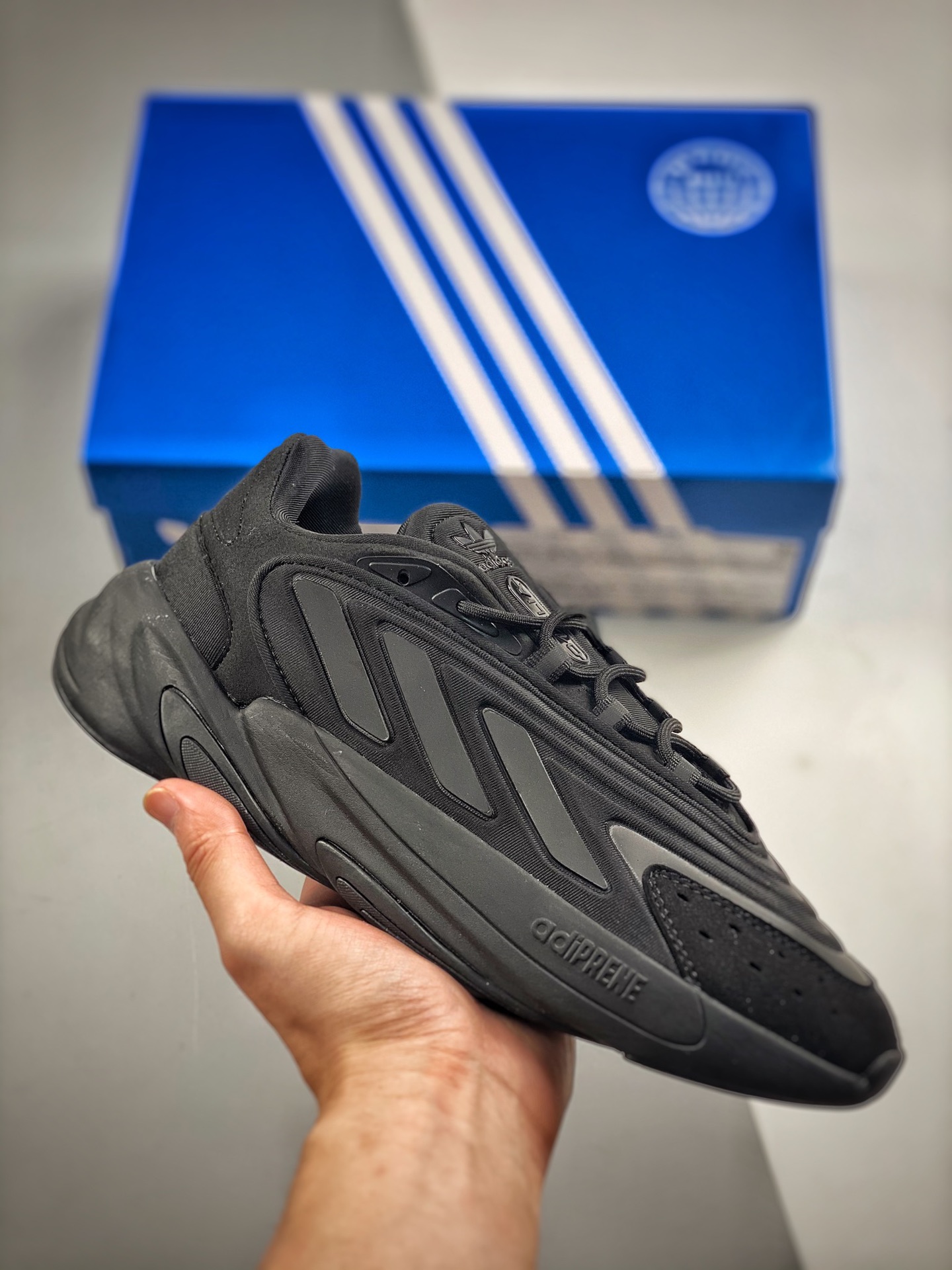 -2 Adidas trébol OZELIA adiPENE tubería 2.0 zapatillas de padre retro deportivas de piel 👏 la fuente lateral de la sue…