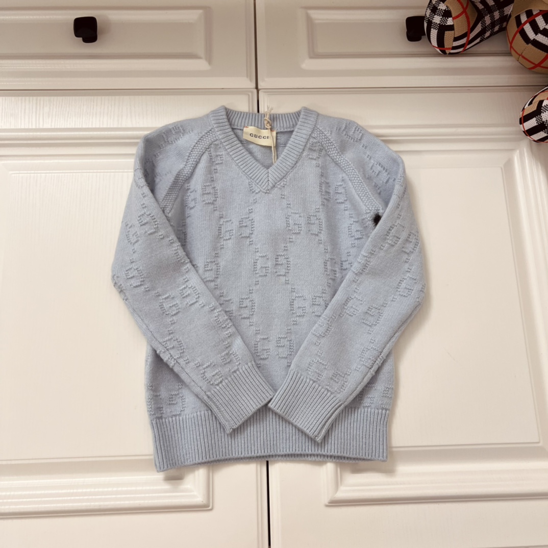 Clothing Sizes in G Family: 100-150 cm, Long-Sleeve Sweaters, V-Shirts, Shelled Fabric. - 图片 2