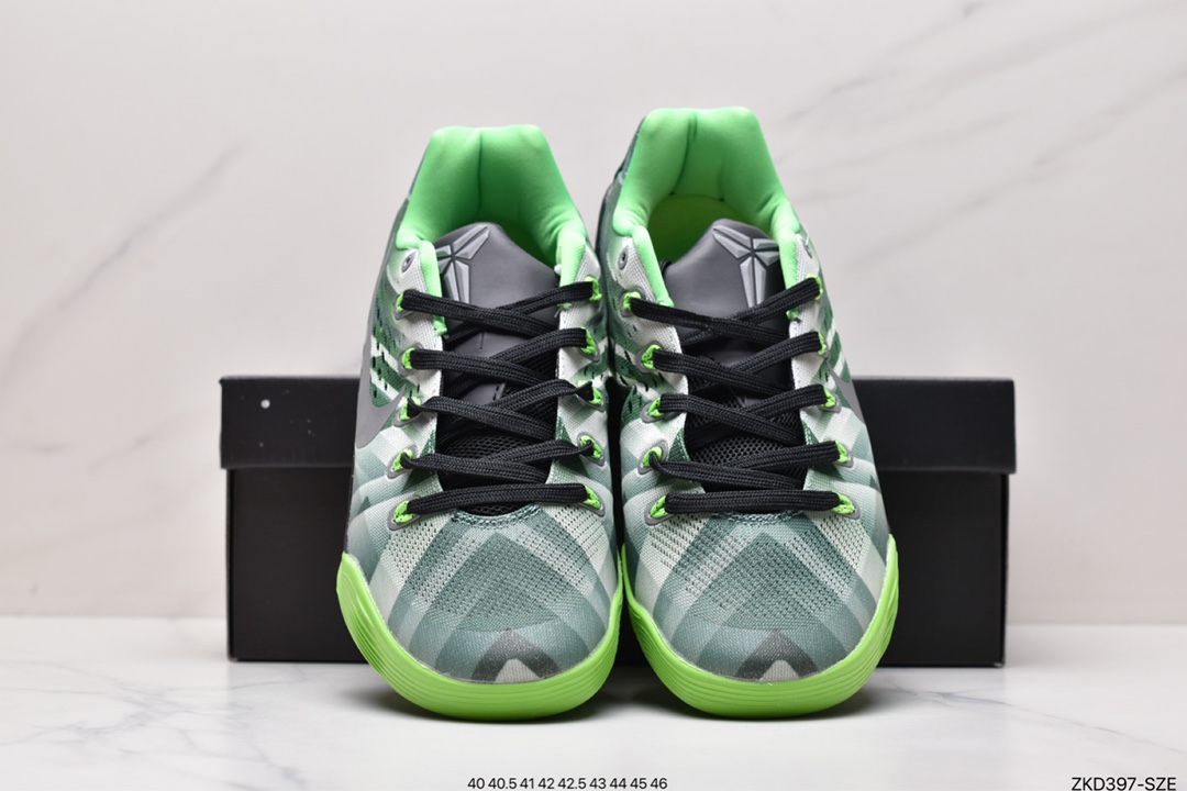 270 科比9代 灰绿紫色 630487-005 Nike Zoom Kobe IX 科比9专业实战运动篮球鞋