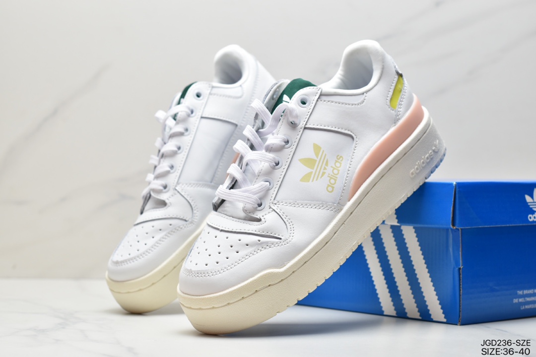 Adidas clover Originals Forum 84 Low Rome series low-top retro lace-up all-match casual sports shoes