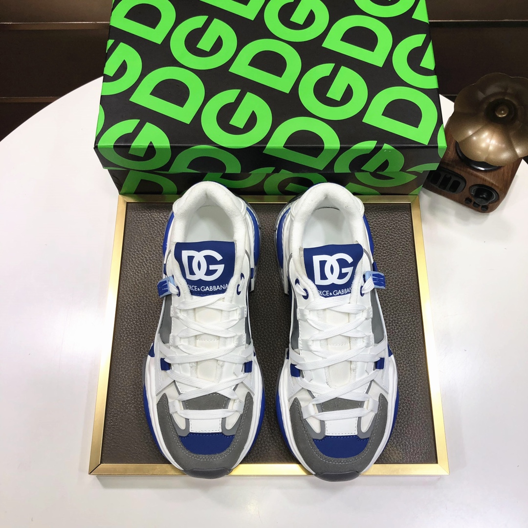 J5  Dolce&Gabbana 杜嘉班纳原单材料内里杜嘉班纳男鞋上新原单级限量潮鞋，原单滴胶工艺品质，专柜同步，原版复刻，做工一流欧美大师设计，完美打造顶级品质，个性十足，时尚新颖。上脚极致舒适，千锤百炼为您量身定制。鞋垫：高档舒适羊里大底：原版橡胶防滑耐磨大底