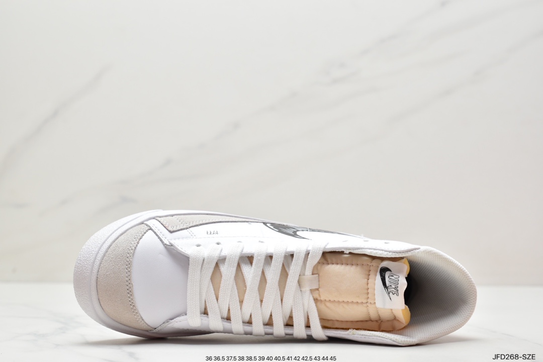 170 Nike Blazer MID 77 Vntg开拓者涂鸦高帮板鞋CW7580-101