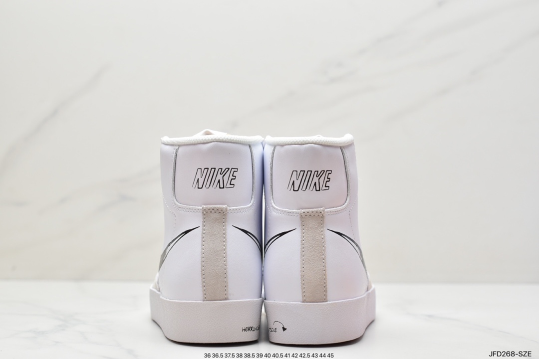 170 Nike Blazer MID 77 Vntg开拓者涂鸦高帮板鞋CW7580-101