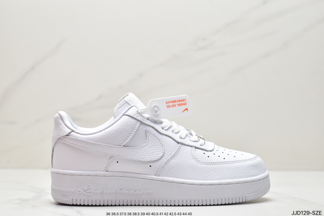 130 耐克Nike Air Force 1 Low 空军一号低帮荔枝纹百搭休闲运动板鞋DA3825-100