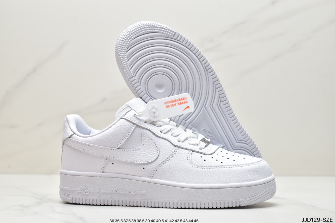 130 耐克Nike Air Force 1 Low 空军一号低帮荔枝纹百搭休闲运动板鞋DA3825-100