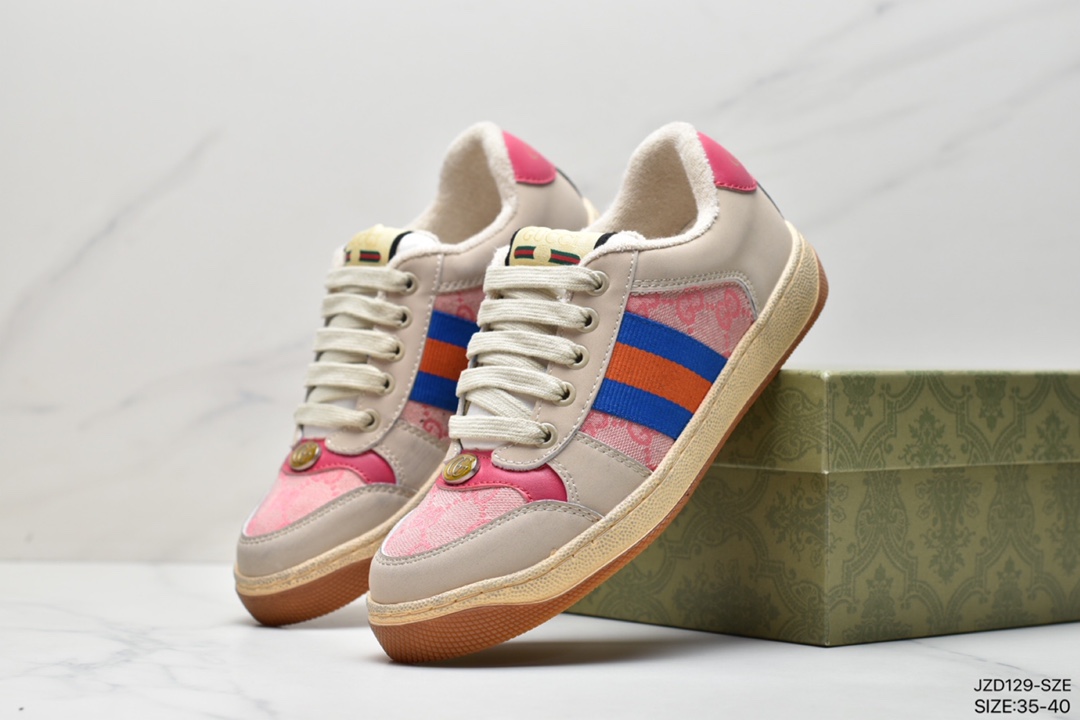 Gucci Distressed Screener sneaker small dirty shoes series