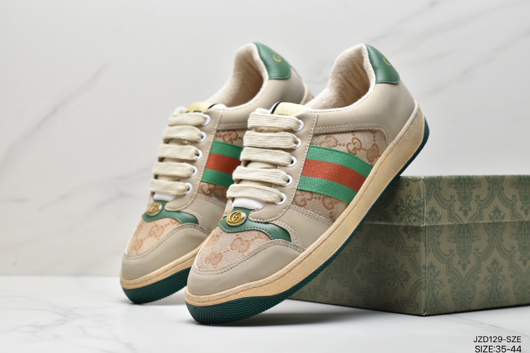 Gucci Distressed Screener sneaker small dirty shoes series