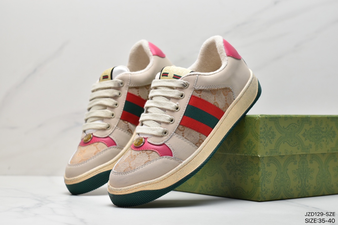 Gucci Distressed Screener sneaker small dirty shoes series