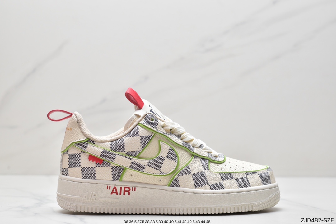 240 耐克Nike Air Force1 空军一号 白蓝 低帮休闲板鞋1A9V8H