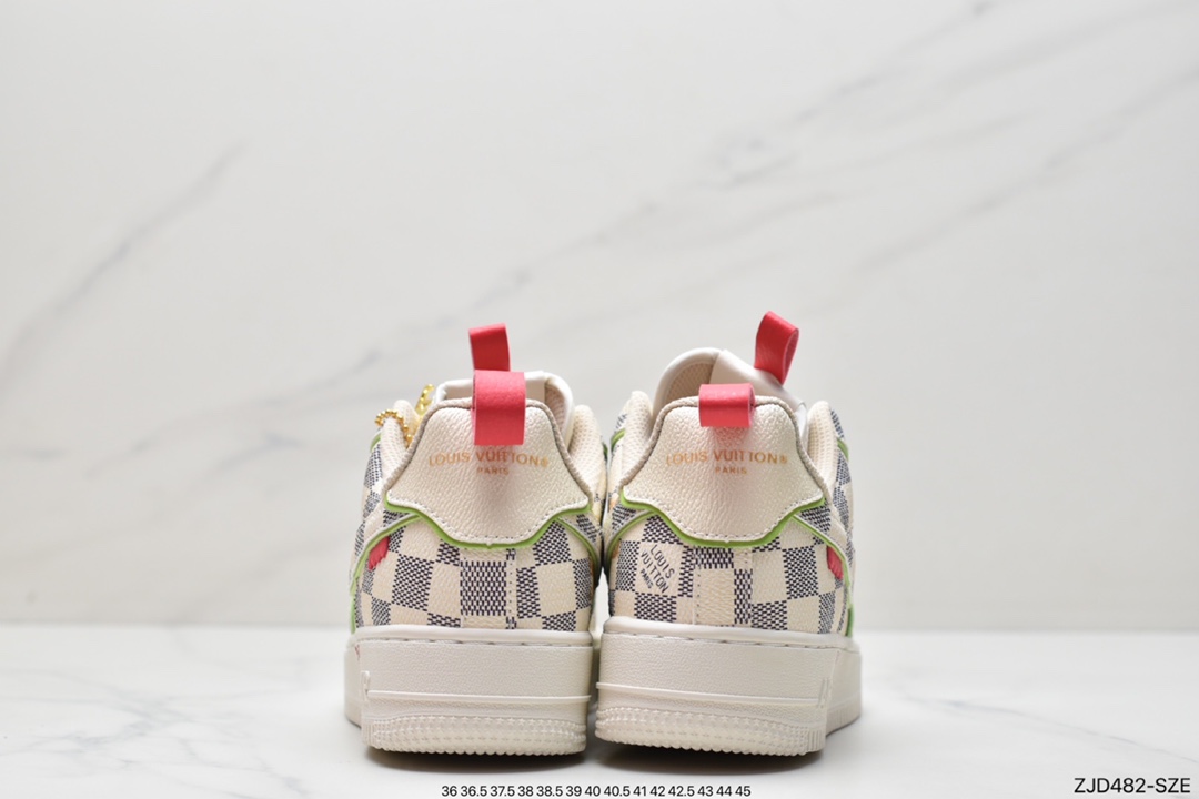 240 耐克Nike Air Force1 空军一号 白蓝 低帮休闲板鞋1A9V8H