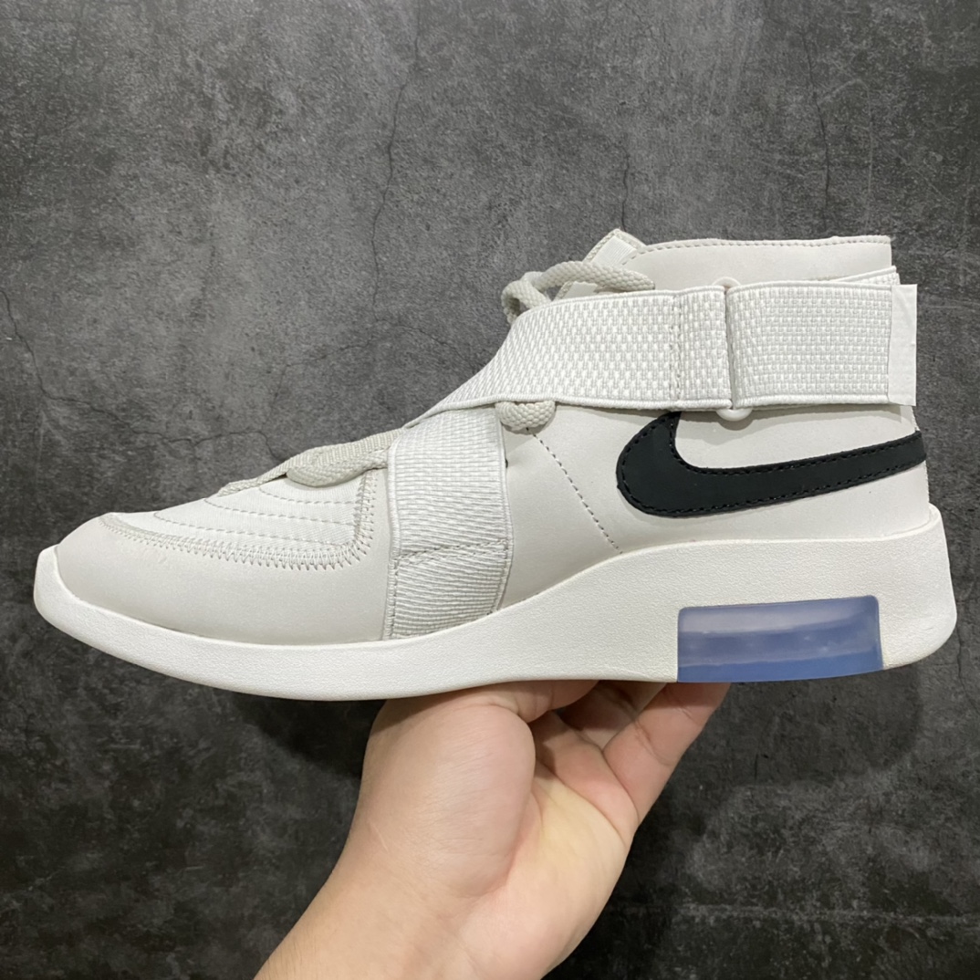 图片[2]-外贸版NK Air Fear Of God FOG 恐惧之神 中帮简版帆布交叉绑带 AT8087-001 原档数据尖端开发 市场独家纯原供应 水染牛皮打造鞋身 机能风交叉魔术贴绑带 后掌冰蓝可视真实zoom Air 气垫科技 同步官方包装配件 原装橙色抽拉礼盒 尺码：40 40.5 41 42 42.5 43 44 44.5 45 46 47.5-选品中心