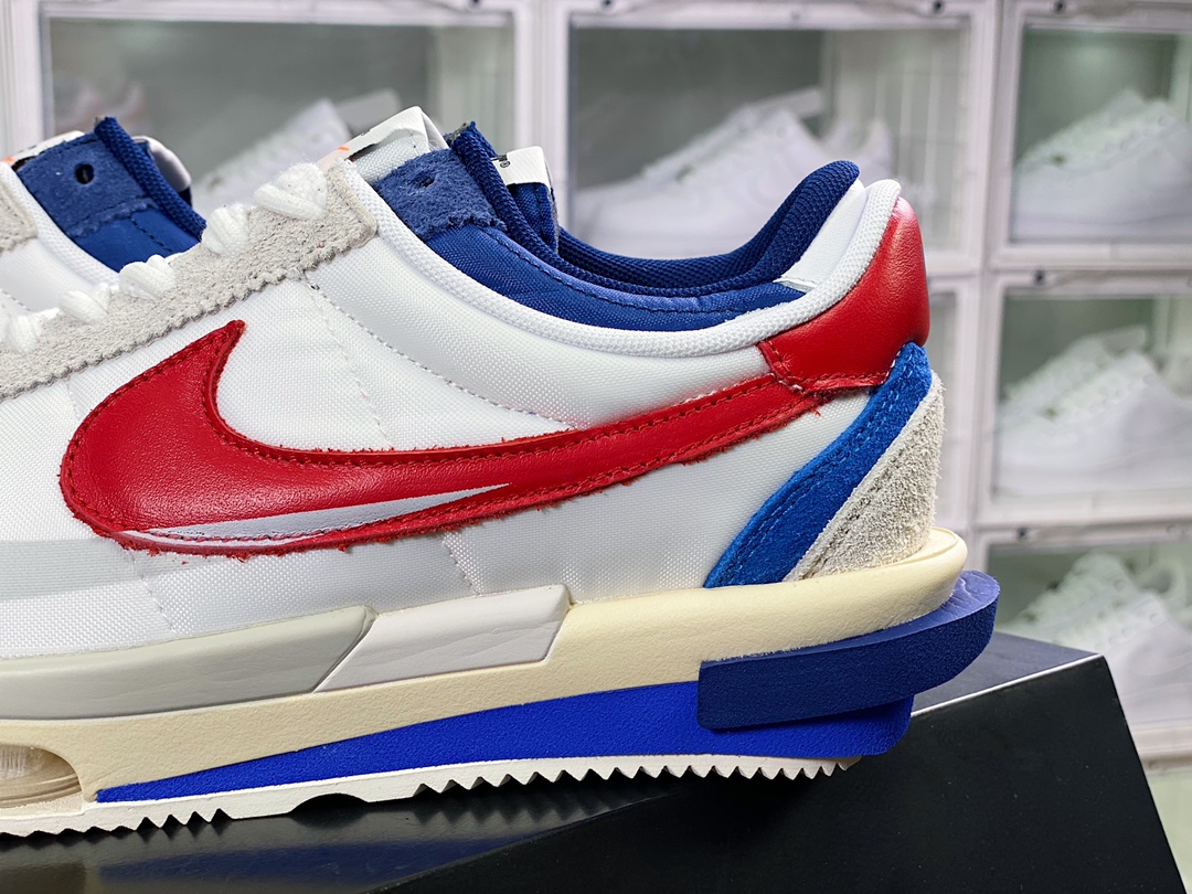 260 Sacai x Air Zoom Cortez SP 4.0”OG Royal Fuchsia”4.0系列改良阿甘低帮解构厚底老爹风休闲运动慢跑鞋DQ0581-100