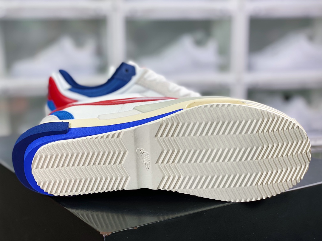 260 Sacai x Air Zoom Cortez SP 4.0”OG Royal Fuchsia”4.0系列改良阿甘低帮解构厚底老爹风休闲运动慢跑鞋DQ0581-100