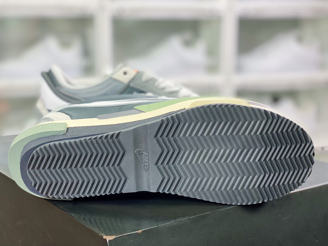 260 Sacai x Air Zoom Cortez SP 4.0”Grey White”4.0系列改良阿甘低帮解构厚底老爹风休闲运动慢跑鞋DQ0581-001