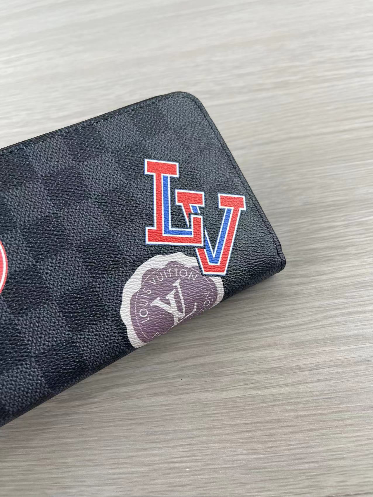 Luxury leather wallet interior