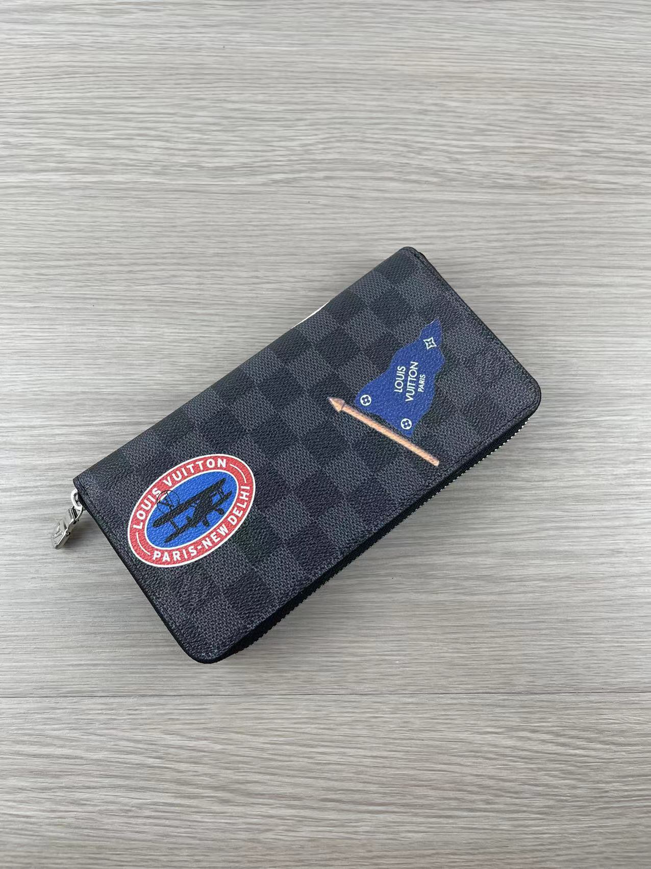 Close up of leather wallet