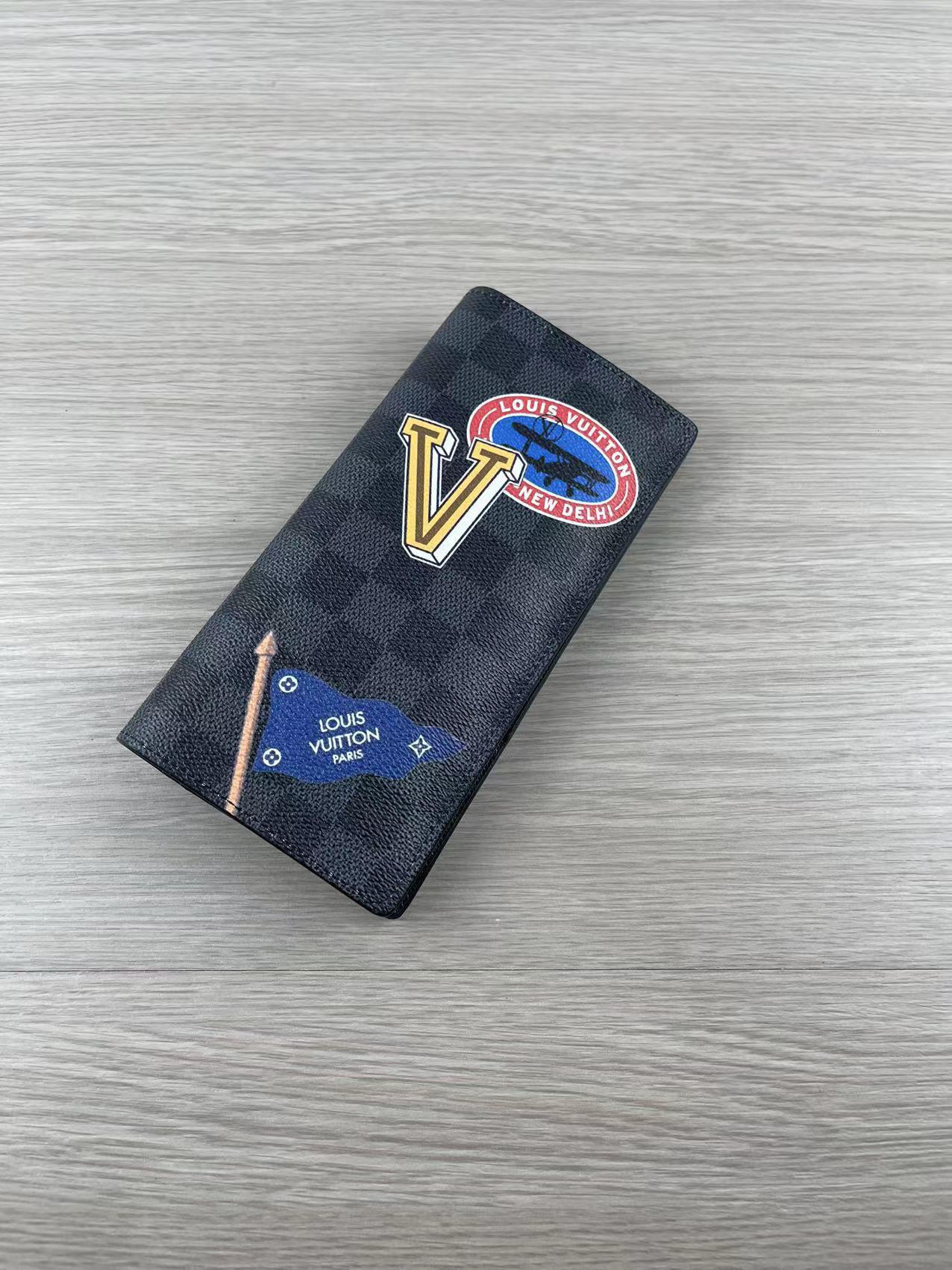 Classic leather bifold wallet exterior