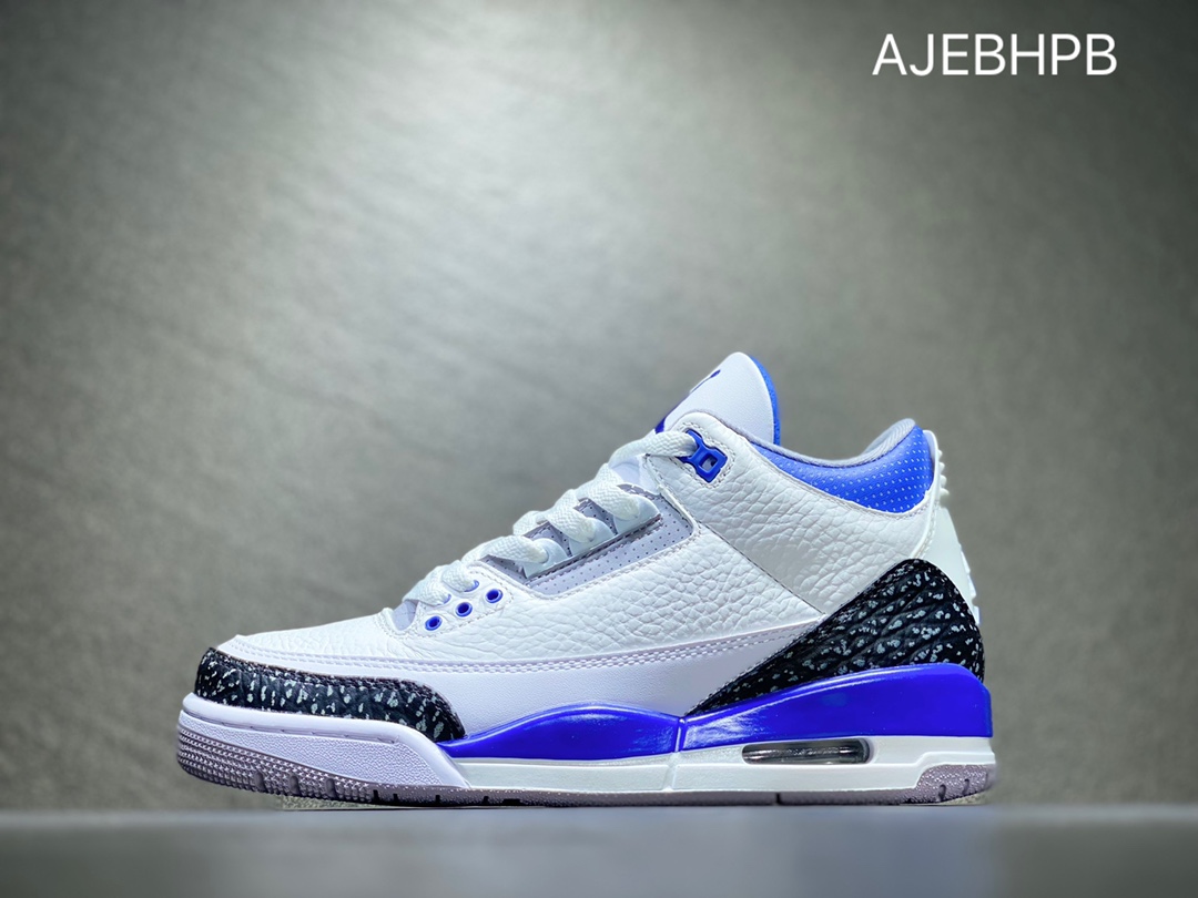 320 Air Jordan 3 AJ3 Retro 赛车蓝配色 CT8532-145