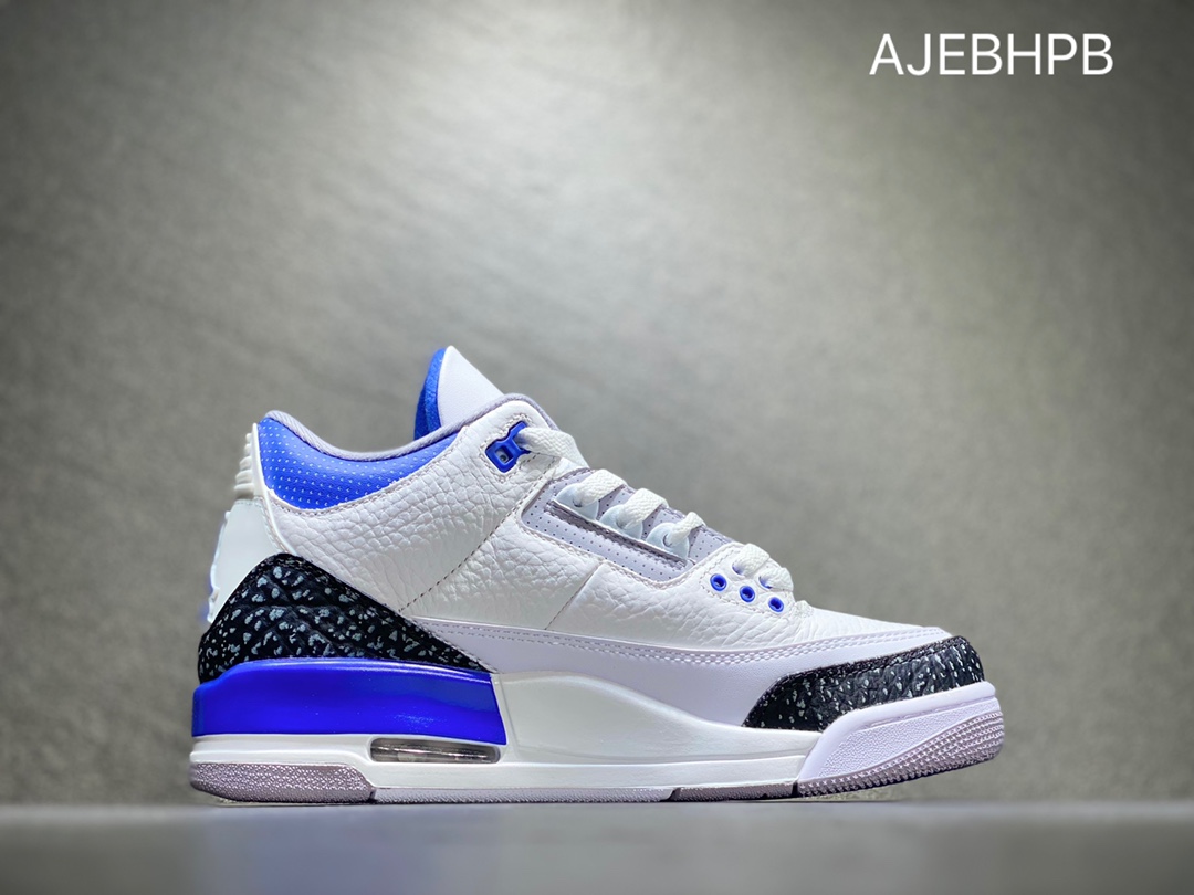 320 Air Jordan 3 AJ3 Retro 赛车蓝配色 CT8532-145