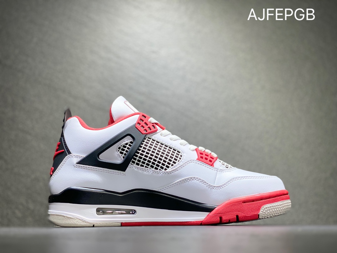 450 Air Jordan 4 AJ4 Retro乔4 白红男女鞋文化篮球鞋 DC7770-160