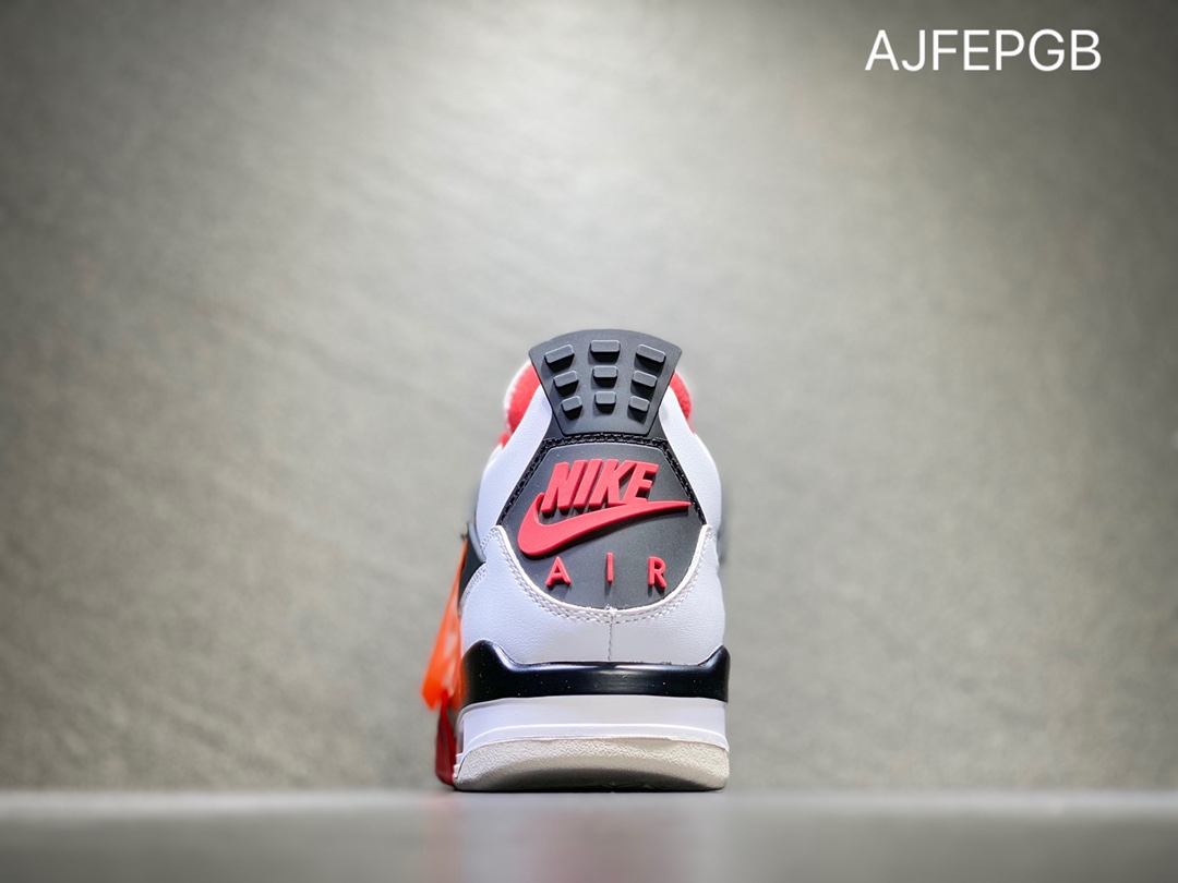 450 Air Jordan 4 AJ4 Retro乔4 白红男女鞋文化篮球鞋 DC7770-160