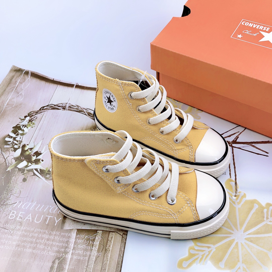 图片[7]-24-27松紧带 28-36鞋带 匡威1970儿童帆布鞋✨永远的神！ 百搭经典就属于匡W拉～潮娃必备款♥️孩子一定要有-选品中心