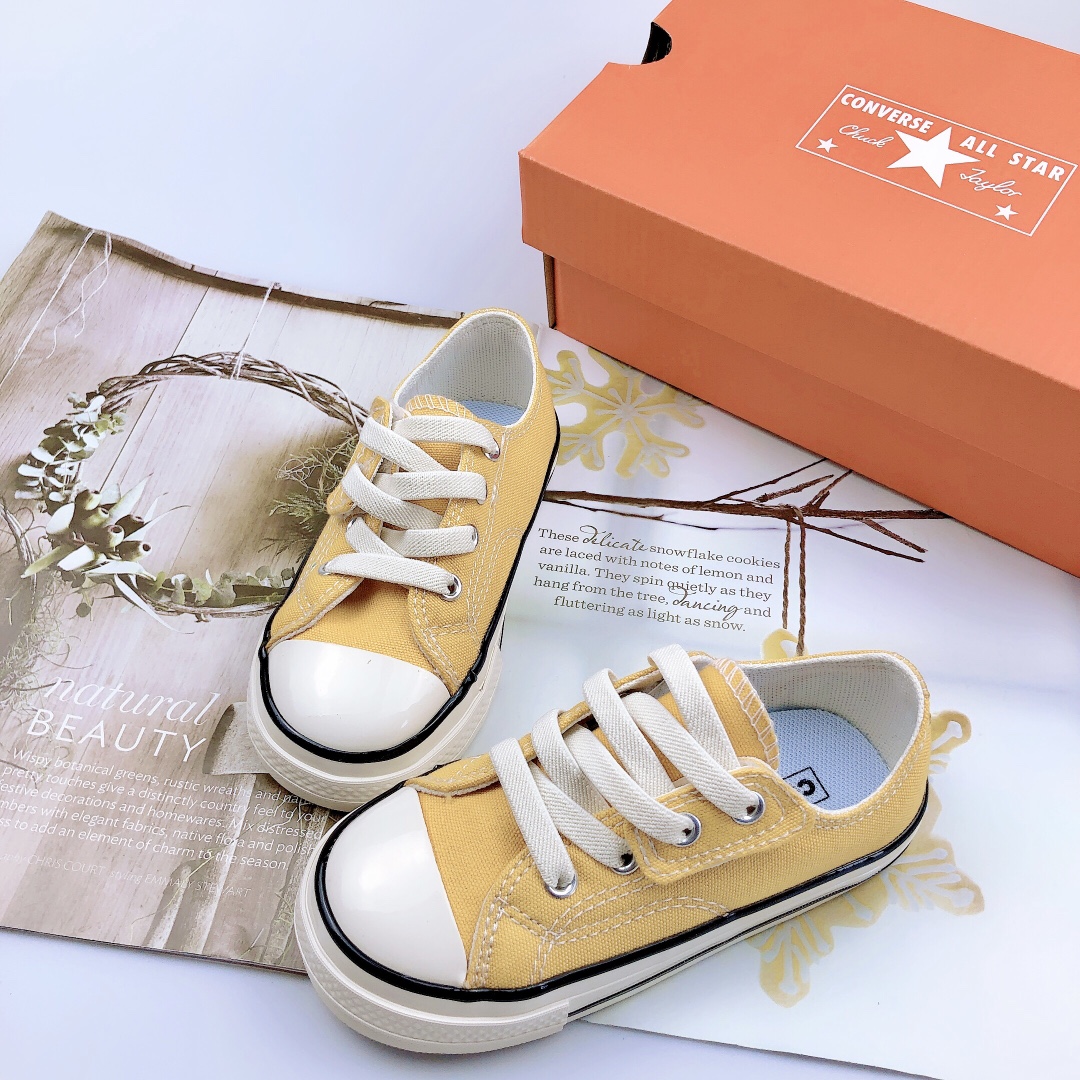 图片[2]-24-27松紧带 28-36鞋带 匡威1970儿童帆布鞋✨永远的神！ 百搭经典就属于匡W拉～潮娃必备款♥️孩子一定要有-选品中心