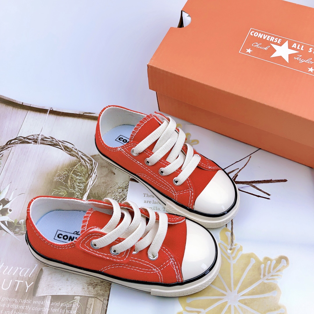 24-27松紧带 28-36鞋带 匡威1970儿童帆布鞋✨永远的神！ 百搭经典就属于匡W拉～潮娃必备款♥️孩子一定要有-选品中心