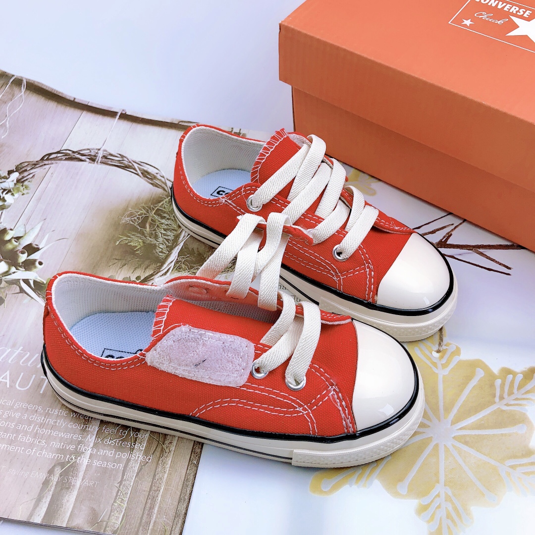 图片[3]-24-27松紧带 28-36鞋带 匡威1970儿童帆布鞋✨永远的神！ 百搭经典就属于匡W拉～潮娃必备款♥️孩子一定要有-选品中心